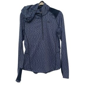 REÍ Co-op Screenline Half Zip Hoodie Blue Purple Space Dye